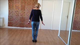 Texas stomp danse country débutant tutoriel et danse [upl. by Ahsihat]