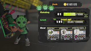 Splatoon 3  Turf War  Reaching Level 121 [upl. by Silma]