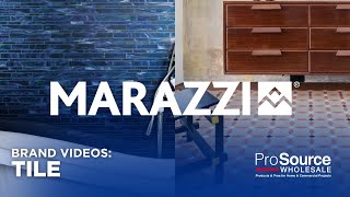 Daring Tile Flooring by Marazzi  ProSource Wholesale® [upl. by Adniuqal841]