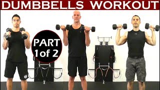 Mother of all Workouts  1200 Calories part 1 of 2  Dumbbell Exercises [upl. by Leak496]