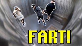 Hilarious Elevator Fart Prank ft TheSharter [upl. by Ssyla551]