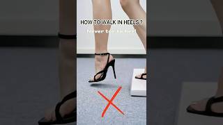 How to walk in Heel heelsshoes highheels highheelswalking shorts [upl. by Ormsby]