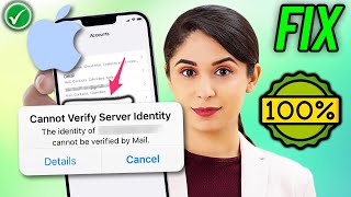 How To Fix quotCannot Verify Server Identity quoton iPhone 2024  100 Work [upl. by Shelman232]