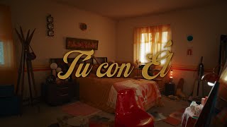 Rauw Alejandro  Tú Con Él Lyric Video [upl. by Bibby]