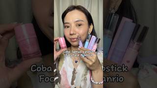 Coba semua Lipstick Focallure X Sanrio focallure focallurebeauty [upl. by Ninazan]