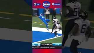 Unstoppable Duo Goffs Perfect Pass to Williams nfl football lions [upl. by Otha920]