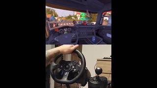 ETS2 Scania L6 open pipe Hungary Magyar map Piliscsaba Steering Wheel Manual Shifter truck ets2 [upl. by Thaddus]