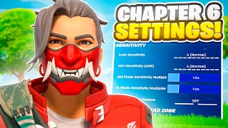 NEW BEST Controller Settings For Fortnite Chapter 6 Simple Edit  MORE [upl. by Silverts]