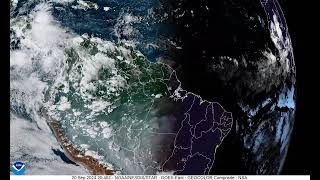 The Clouds Over Northern South America 1625 September [upl. by Annibo707]