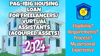 How To Apply For PagIbig Housing Loan  Freelancers Virtual Assistant Requirement Acquired Asset [upl. by Liatnahs]