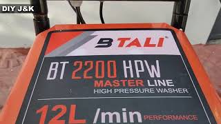 Btali High pressure Washer Heavy Duty Commercial Machine Model  BT 2200 HPW [upl. by Narruc]