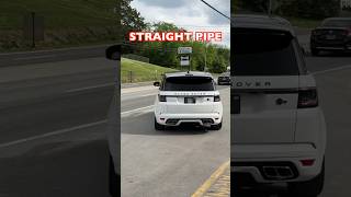 Range Rover SVR 50L V8 Muffler Delete Vs Straight Pipe [upl. by Giess]