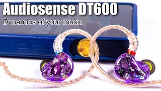 AudioSense DT600 balanced armature earphones review [upl. by Nylirak]