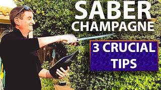 How to Saber Champagne Tricks  DONT FORGET to do THIS when Opening Sparkling Wine [upl. by Althee471]