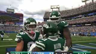 Braelon Allen Gets 20 Yard Touchdown vs Titans  NFL 2024 [upl. by Enitselec99]