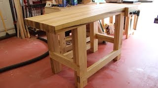 Build a Sturdy Woodworking Workbench [upl. by Marleah]