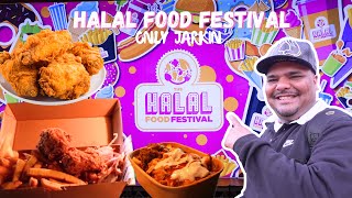 Halal Food Festival  Fried chicken tenders  Street Food [upl. by Nesilla535]