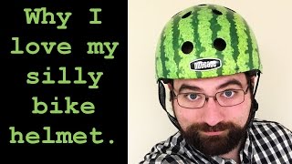 Nutcase Street Helmet with watermelon graphic  Review [upl. by Neetsirhc]