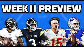 NFL Week 11 Preview [upl. by Aderf806]