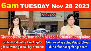 🇺🇸Nov 28 2023 Giựt bóp ở Costco California nữ nạn nhân bị kéo lê chấn thương nặng [upl. by Ardnwahs]