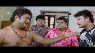 Saarathi Kannada Movie Back To Back Comedy Scenes  Darshan Rangayana Raghu Bullet Prakash [upl. by Tutto]