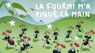 La fourmi m’a piqué la main 🐜 Comptine enfant  Comptine bébé  Chanson bébé chansonspourenfants [upl. by Anauqahc]