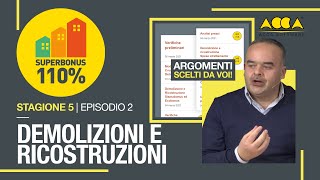 Superbonus 110 S5E2 demolizione e ricostruzione [upl. by Lleirbag]