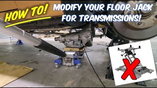 Modify Your Harbor Freight Floor Jack to Lift Transmissions [upl. by Atnahc291]