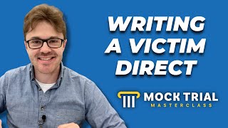 How to Write a Direct Examination for a Victim Witness in Mock Trial [upl. by Yrogerg]