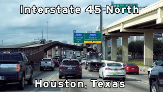 Interstate 45 North  Houston to Conroe Texas  December 2022 [upl. by Yerbua961]