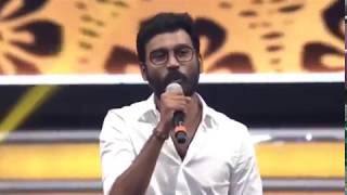 Mersal Audio Launch  Dhanush Speech About Mersal [upl. by Petrina]