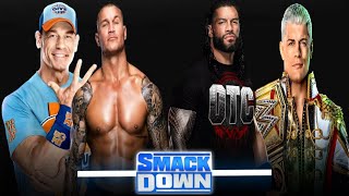 Roman Reigns amp Cody Rhodes vs John Cena Randy Orton  WWE smackdown 2024  WWE 2k24 Gameplay 4k [upl. by Attikram]