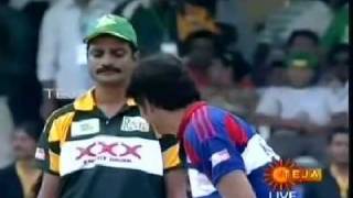 ManaTeluguMoviesnet  Tollywood T20  Chiru Cheetahs vs Nag Kings  10  Nag OUT [upl. by Macknair492]