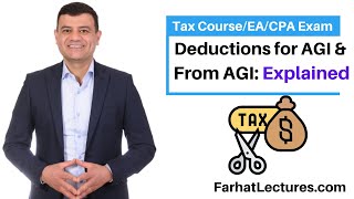 Deductions for Adjusted Gross Income AGI and Deductions From Adjusted Gross Income AGI [upl. by Carrel]