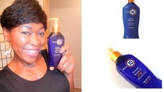 Its a 10 Miracle Shampoo Plus Keratin Sulfate free Review [upl. by Aklim]