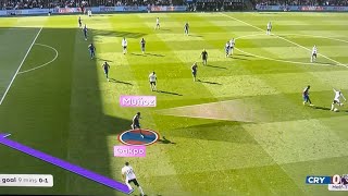 Diogo Jota goal Vs Crystal palace  What a pass from Tsimikas Gakpo assist Liverpool jota [upl. by Dionne455]