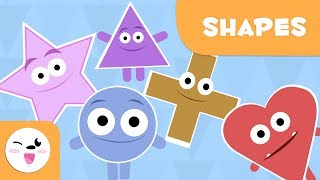 Geometric Shapes for kids  Preschool Vocabulary [upl. by Tan]