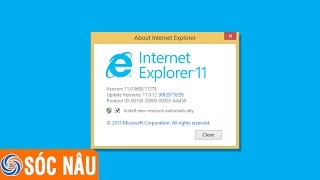 Cài đặt Internet Explorer 11 [upl. by Yrocal]