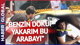 Taksici Müşteri Kılığına Giren Polisi Böyle Tehdit Etti [upl. by Aicinoid]