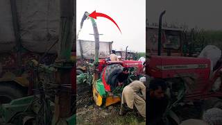 Silage Machine Help Tractor shortvideo viralvideo shortsfeed [upl. by Erehs]