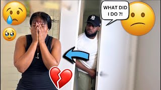 CRYING WITH THE DOOR LOCKED PRANK ON BOYFRIEND He cried too [upl. by Driscoll]