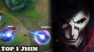 Wild Rift Jhin  Top 1 Jhin 21 kill QuadraKill Gameplay Rank Sovereign [upl. by Hniv]