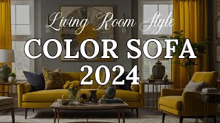 TOP 10 Best Color Sofa Trends for 2024  Elevate Your Living Room Style [upl. by Notnirt594]