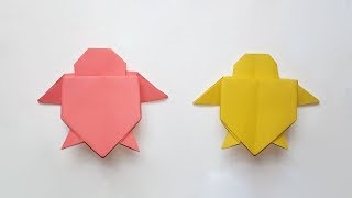 How To Make Origami Turtle  Easy Origami Turtle [upl. by Nageam759]