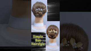 おだんごヘアスタイル  롤빵 헤어스타일  bun hairstyle bunhairstyle tiehair hairtying simplehairstyle 中国乐器 [upl. by Digirb]