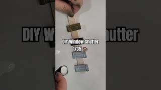 DIY Window Shutter 135 scalemodeling shorts 🏘 [upl. by Bathilda535]