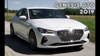 White Genesis G70 2019 on the Road [upl. by Anjela]