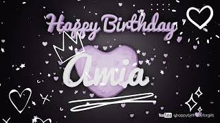 AMIA Birthday Song – Happy Birthday Amia [upl. by Navada]