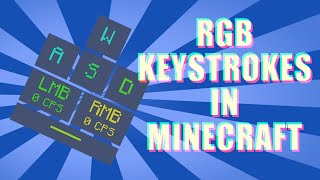 How To Install Keystrokes In Minecraft 189 [upl. by Cristy899]