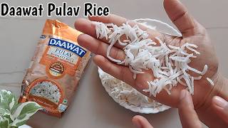 Dawaat Pulav Basmati Rice Review amp Recipe  How to cook Dawaat Pulav Basmati Rice Review [upl. by Akilaz518]